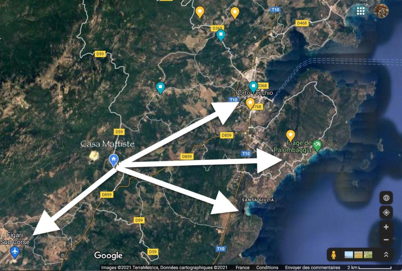 סוטה Appartements Avec Jardin Entre Porto-Vecchio Et Figari - Casa Mattiste מראה חיצוני תמונה